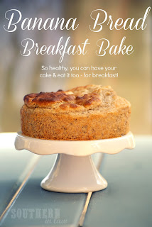 Healthy Banana Bread Breakfast Bake Recipe Gluten Free 
