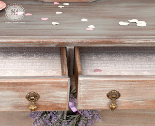 Wash & Dry Paint Technique - Remaking A Dresser - By Salvaged Inspirations - Featured On Furniture Flippin' - www.FurnitureFlippin.com Get your flip in, too!