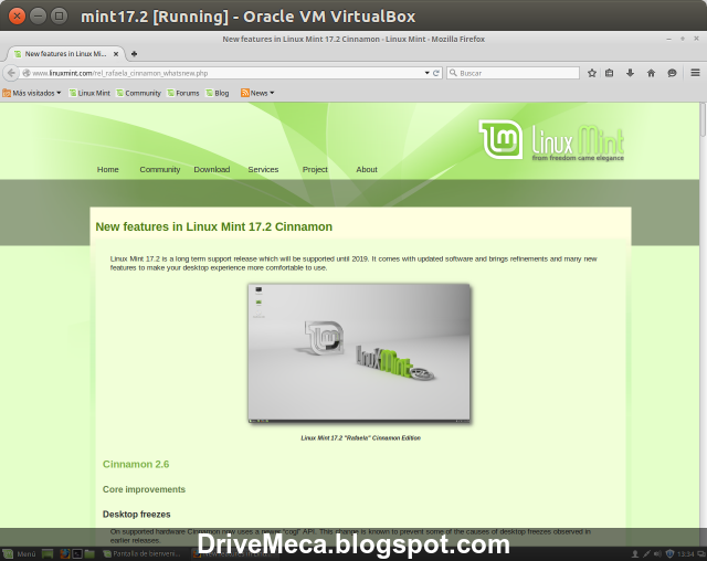 DriveMeca instalando Linux Mint Rafaela paso a paso