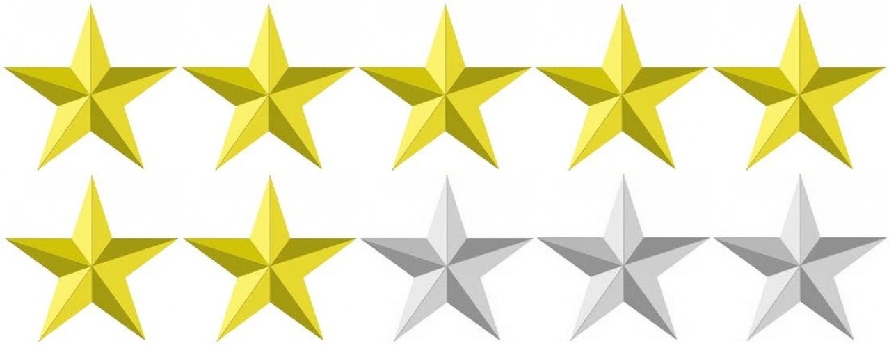 Image result for 7 out of 10 stars