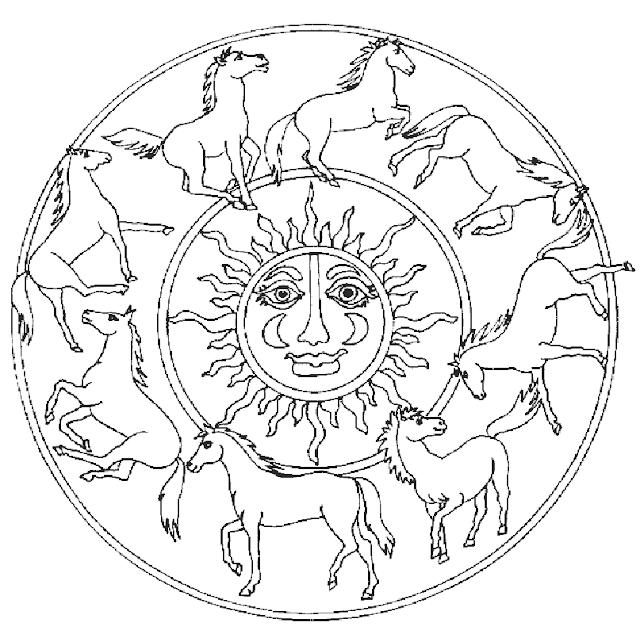 horse mandala coloring pages coloring.filminspector.com