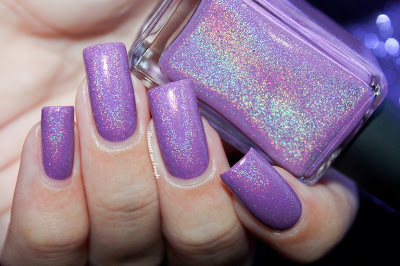 Swatch of the nail polish "Spun Sugar Magic" from Chaos & Crocodiles