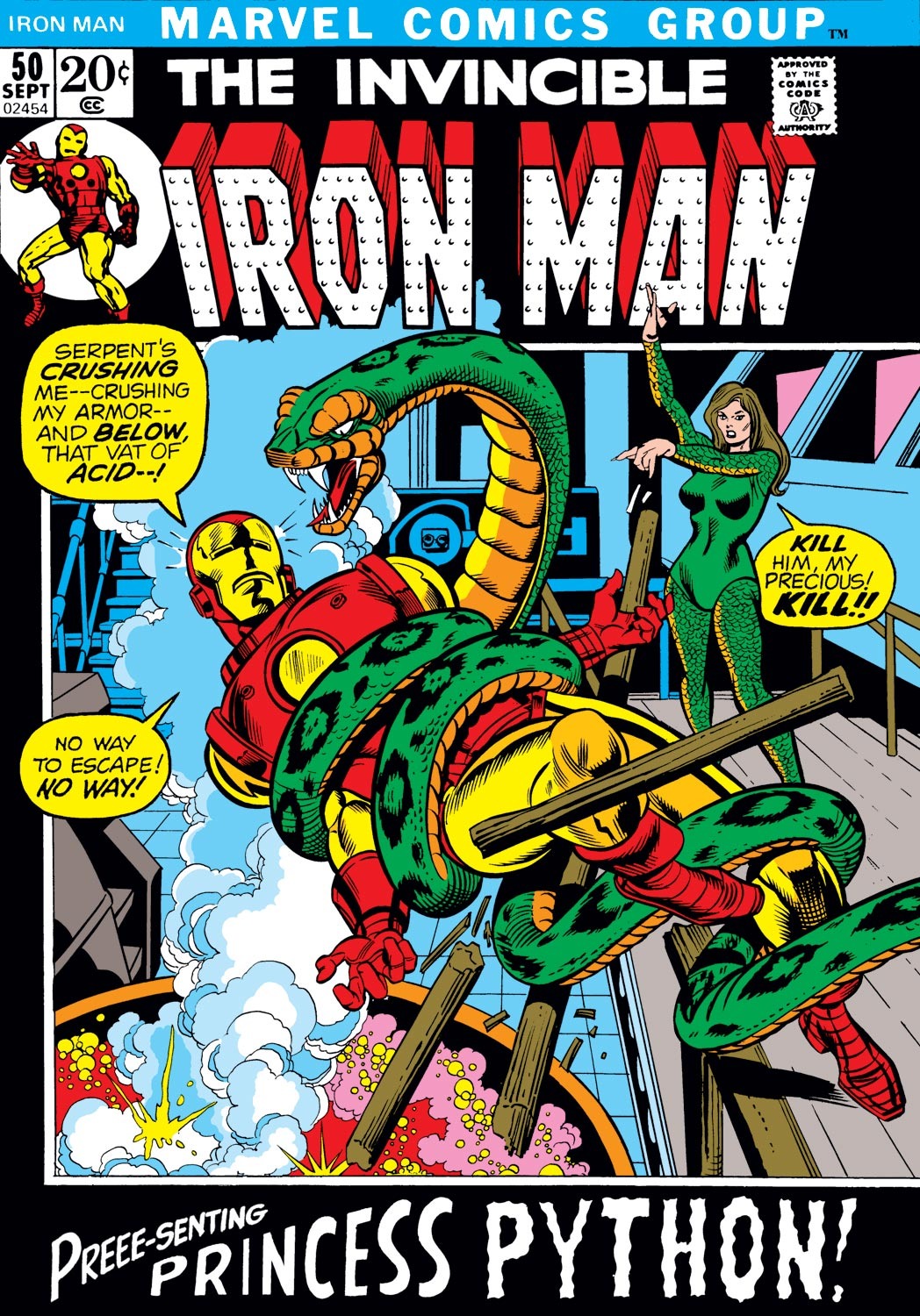 Read online Iron Man (1968) comic - Issue #50 - 1