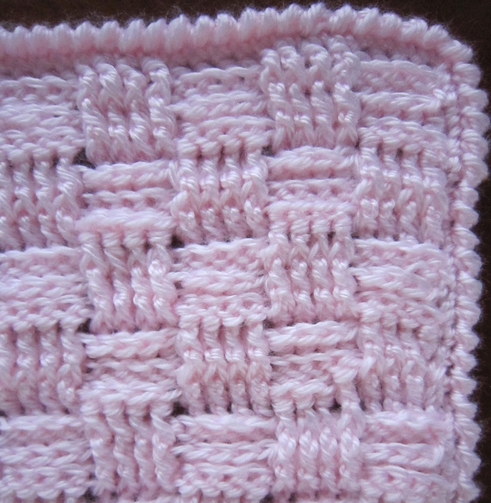 Sea Trail Grandmas PREEMIE BLANKET AND HAT Crochet Basket Weave Pattern