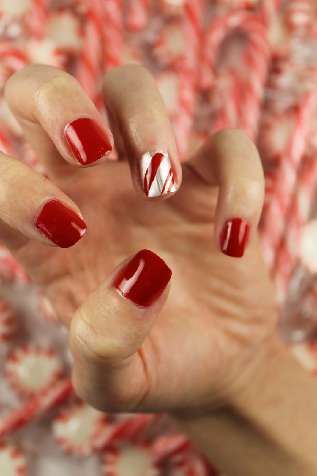 Shine beauty beacon candy cane couture merry mint manis