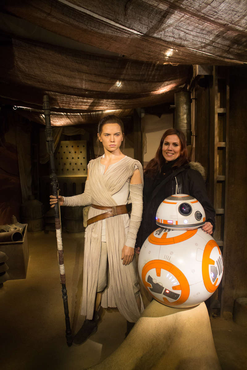 Rei y BB8 Madame Tussauds London
