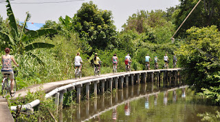 Fietsen in Bangkok