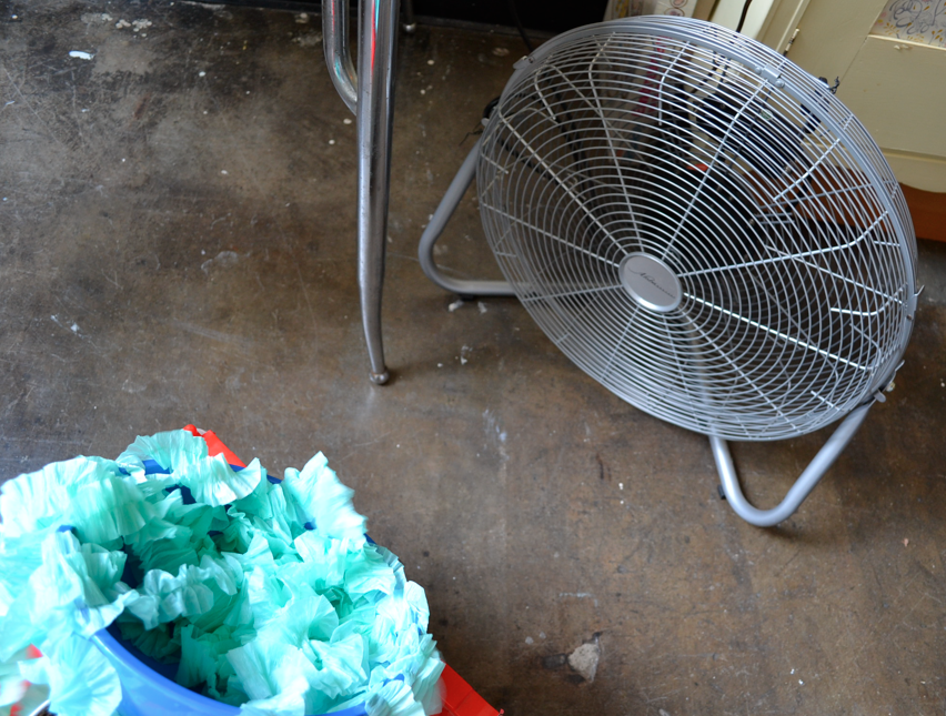 The Professor's Blog DIY Dyed Crepe Paper Ribbon Tutorial