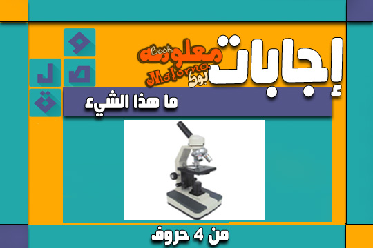 ما هذا الشيء من 4 حروف