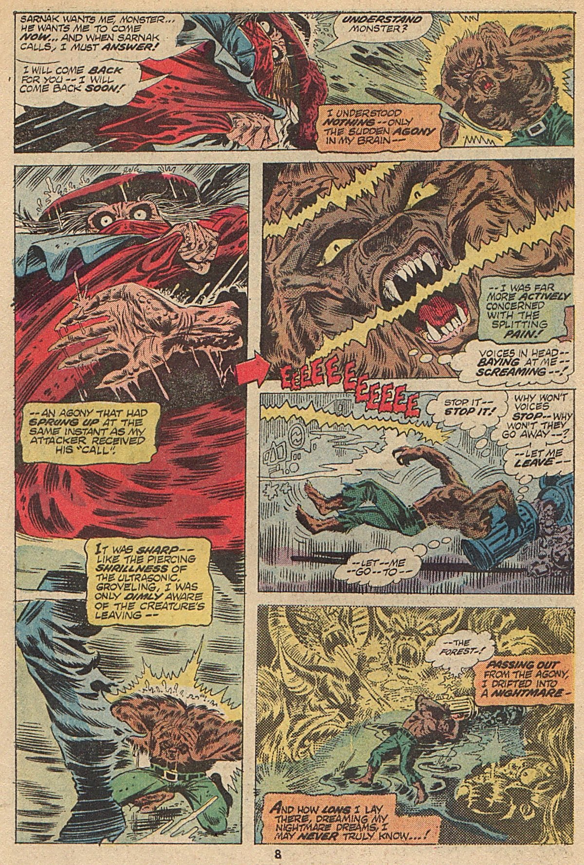 Read online Werewolf by Night (1972) comic -  Issue #9 - 7