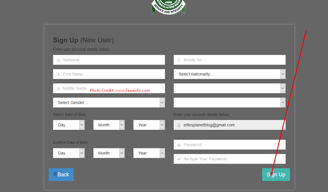 How to Create JAMB Profile & Get a 10Digit Profile Code