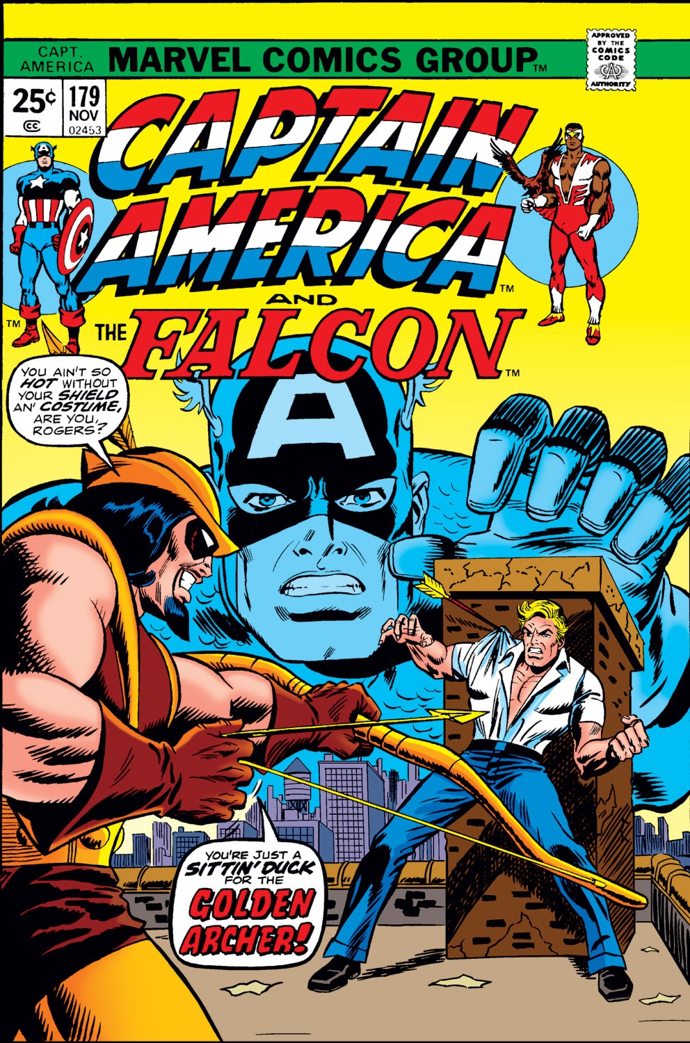 Read online Captain America (1968) comic -  Issue #179 - 1