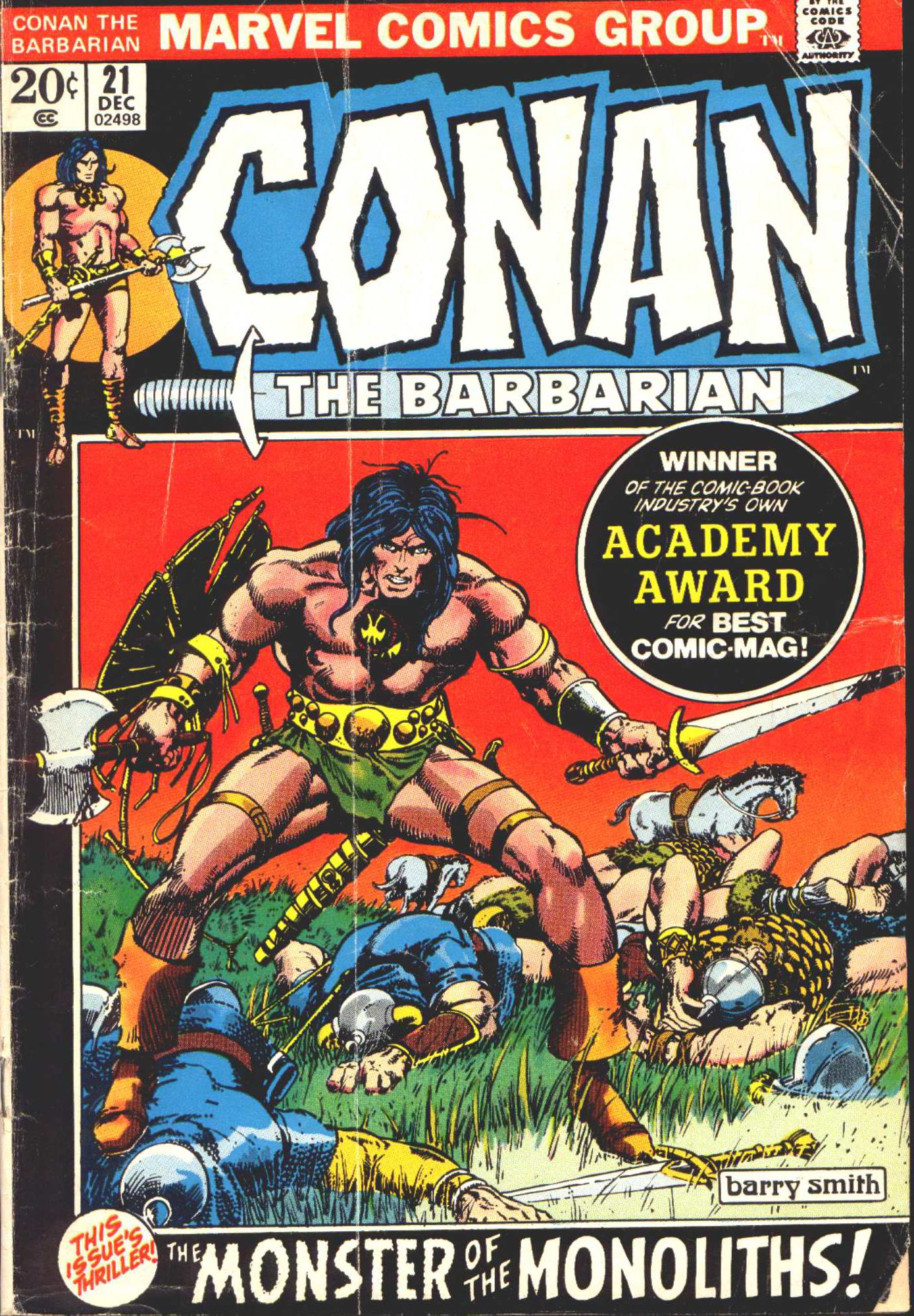 Read online Conan the Barbarian (1970) comic -  Issue #21 - 1