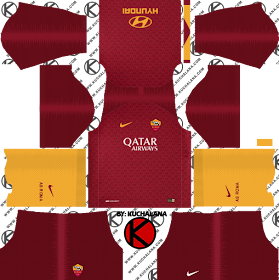AS Roma 2018/19 Kit - Dream League Soccer Kits