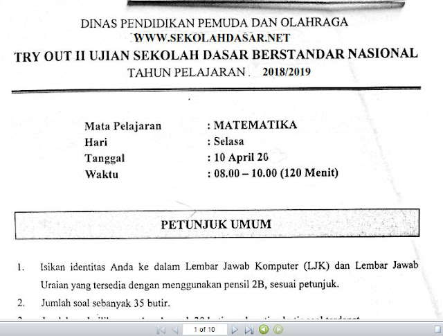 Kunci Jawaban Usbn Matematika Sma 2019 Guru Galeri