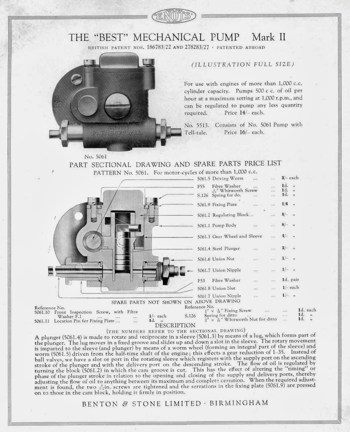 The Velobanjogent A look at a 1938 Enots, Benton & Stone Ltd., motor