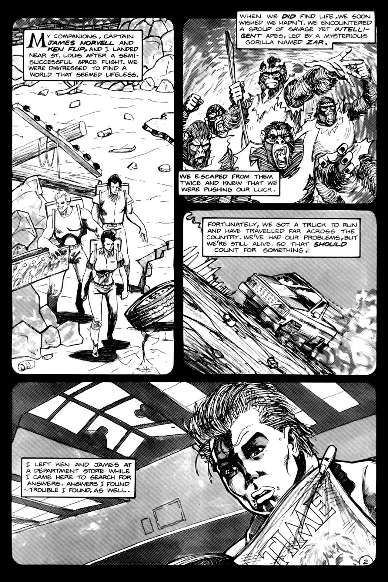 Read online Planet of the Apes (1990) comic -  Issue #16 - 4
