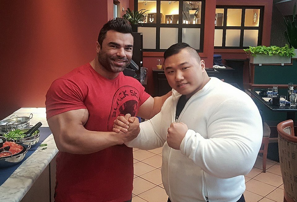 Worldwide Bodybuilders Je Yong Ha, the "Korean Hulk"