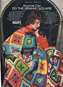 The Vintage Pattern Files: 1970's Crochet - Women's Day Granny Square ...