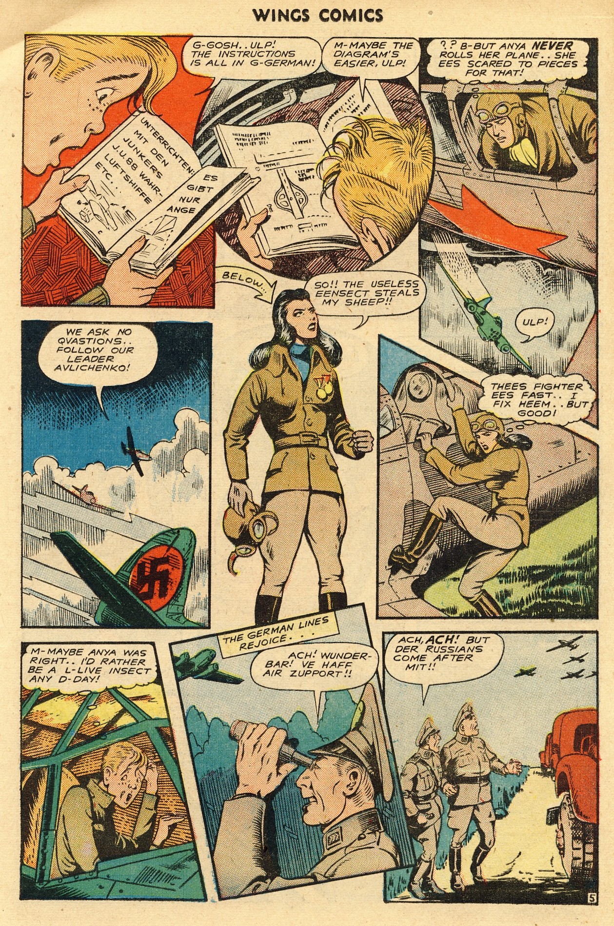 Read online Wings Comics comic -  Issue #49 - 17