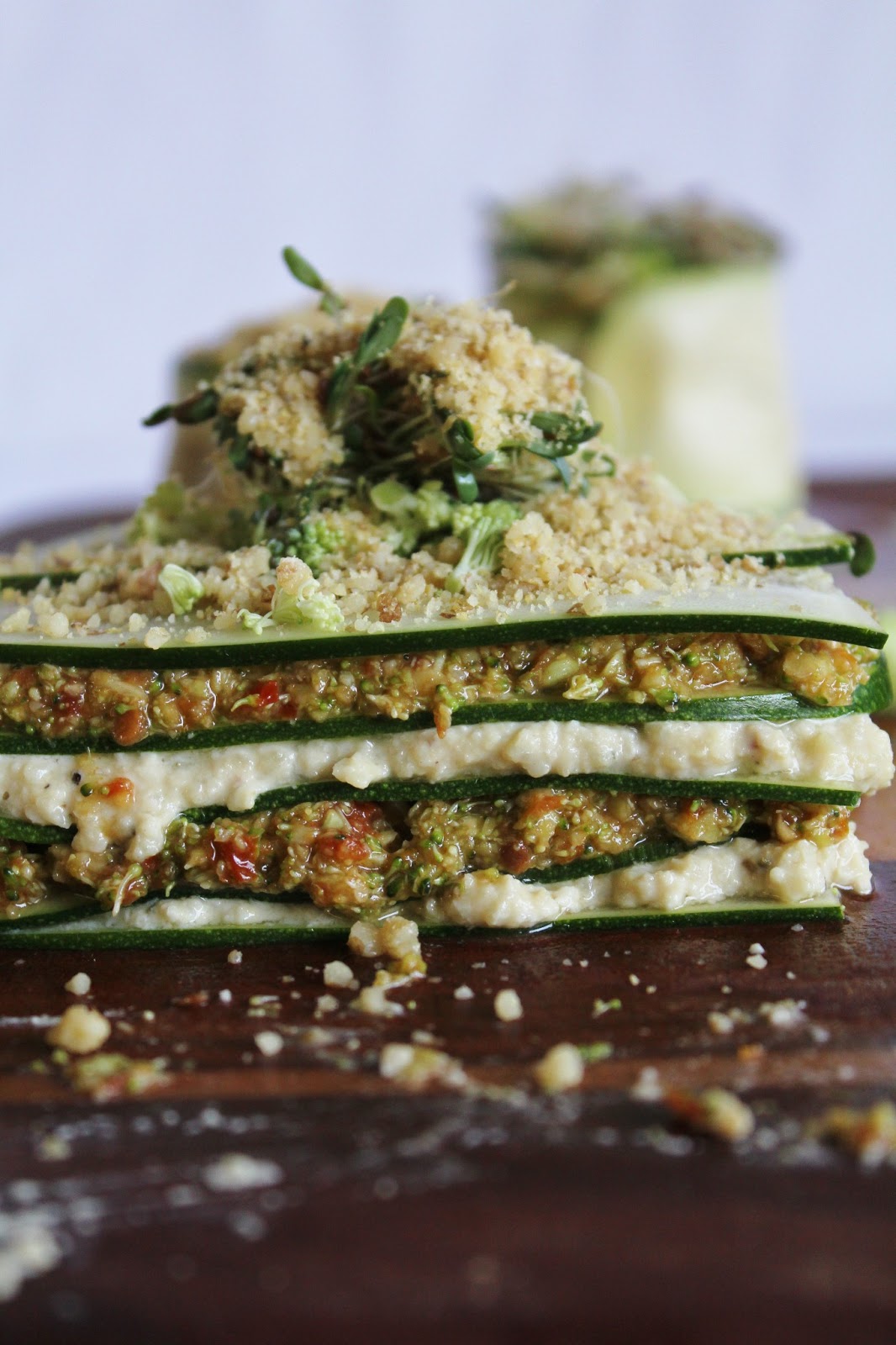 This Rawsome Vegan Life: raw lasagna with cashew cheese and broccoli ...