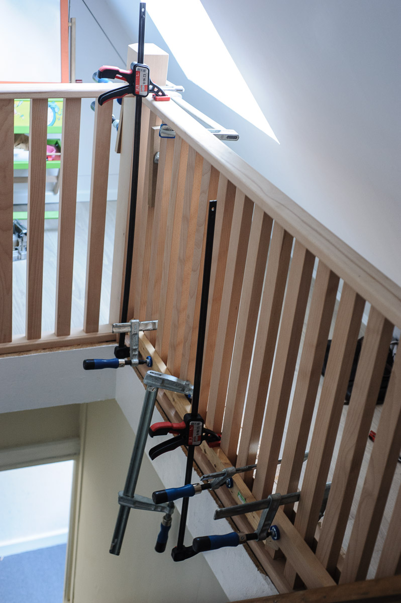 Michas Holzblog: Gastbeitrag: Bau eines Treppengeländers aus Buche - Teil 2