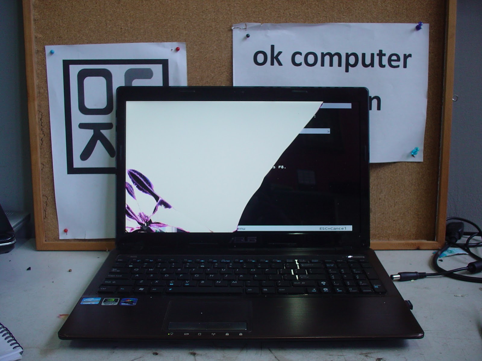 Repair Screen Laptop Asus K53s