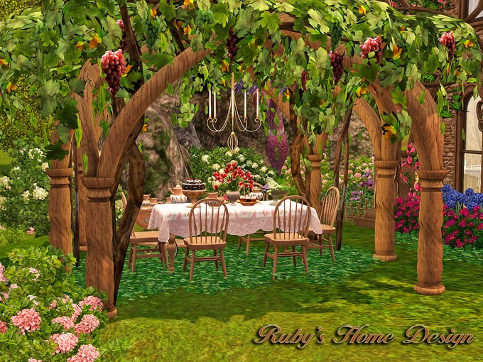 My Sims 3 Blog: Enchanted Fairy Garden by Ruby Red