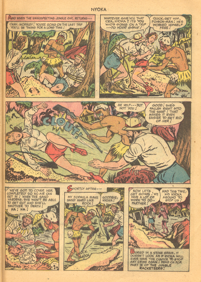 Read online Nyoka the Jungle Girl (1945) comic -  Issue #37 - 41