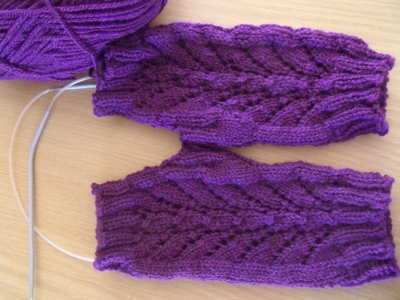 Janemactats magic loop knitting part 2
