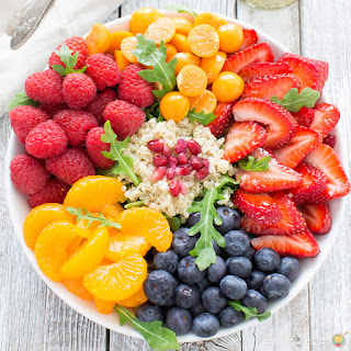 Fresh Fruit Arugula Salad