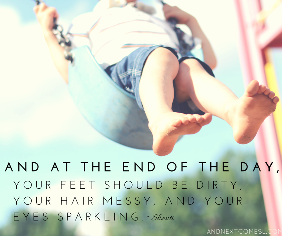 8 inspiring quotes about children and the importance of play from And Next Comes L