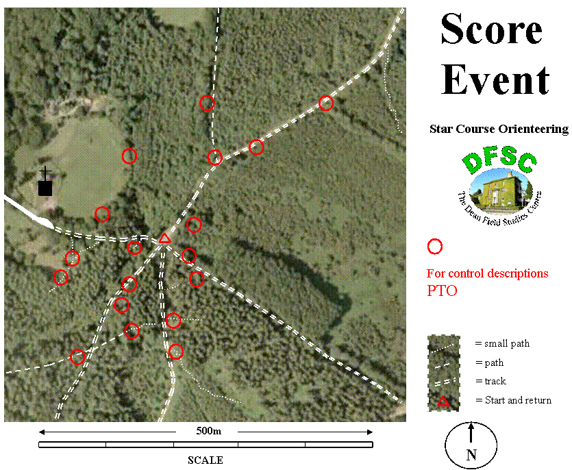 The Dean Field Studies Centre New Star Course Orienteering