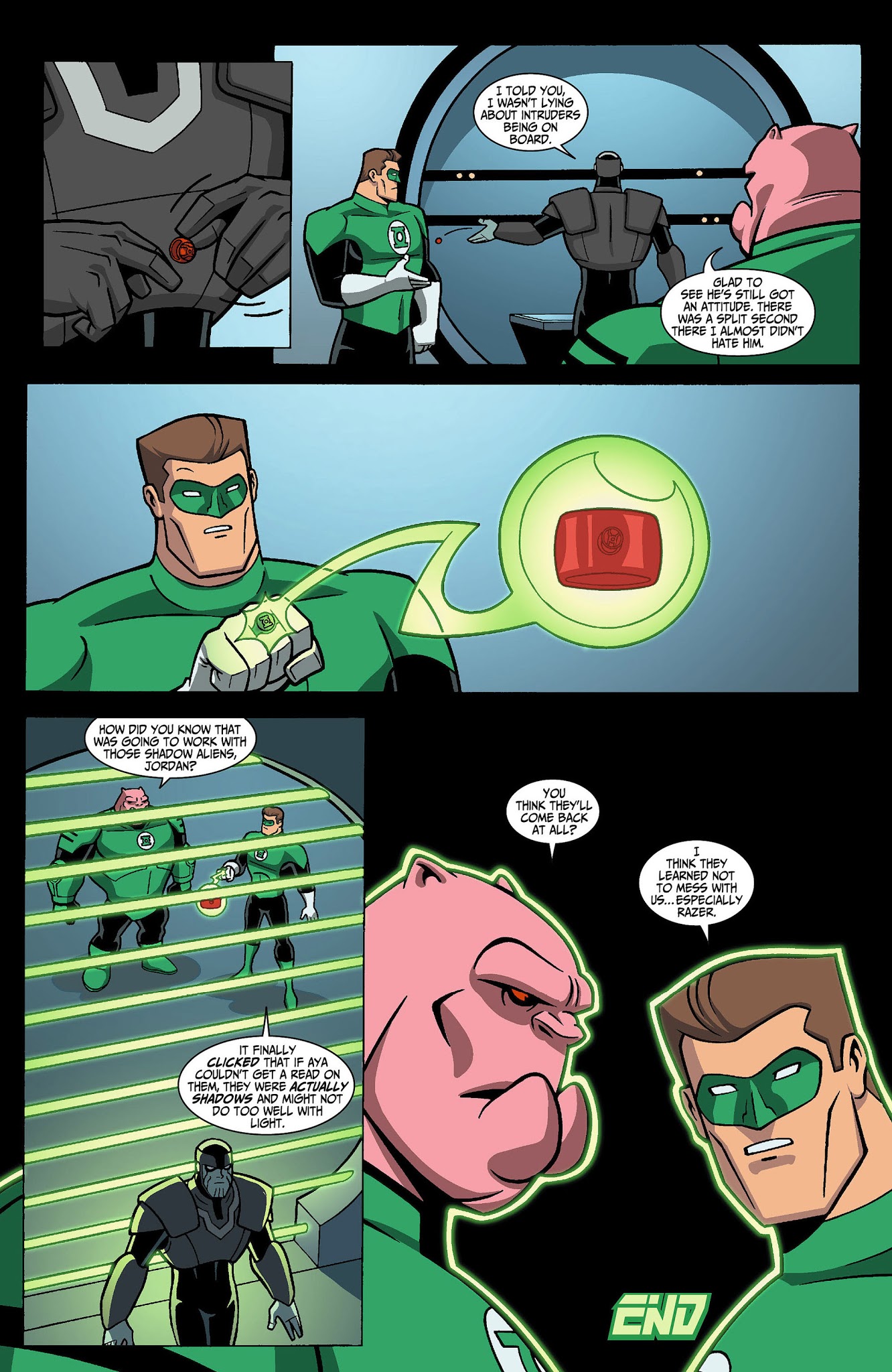 Read online Green Lantern: The Animated Series comic -  Issue #1 - 21