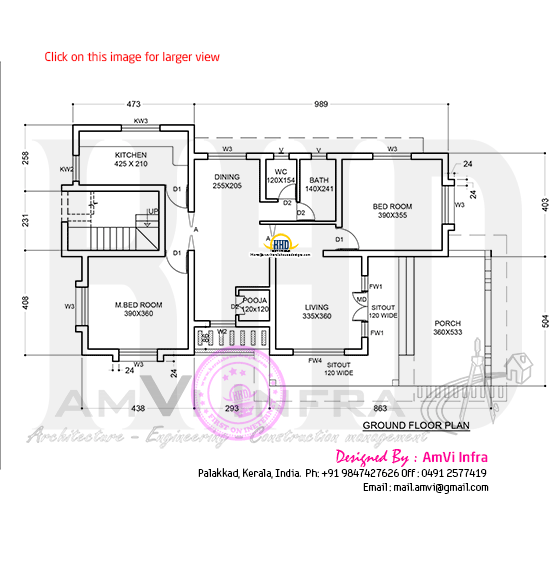 Floor plan ground