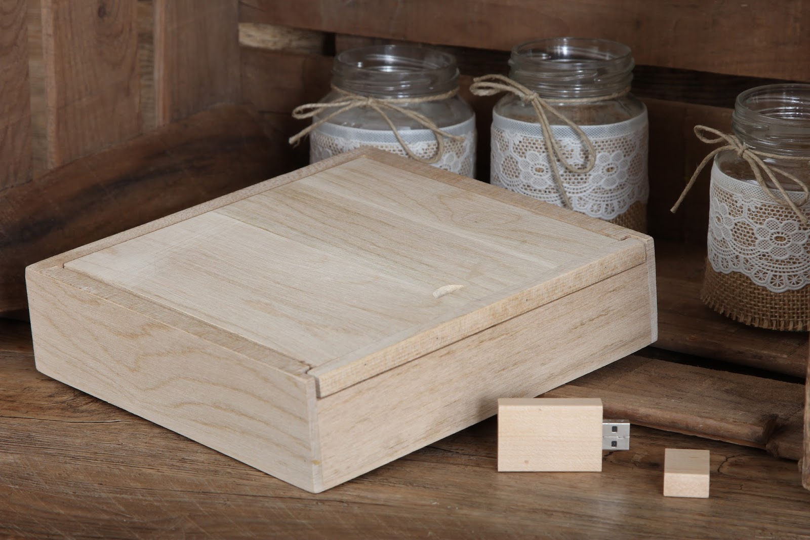 Cajas de madera para Fotografos Cajas para fotos + usb