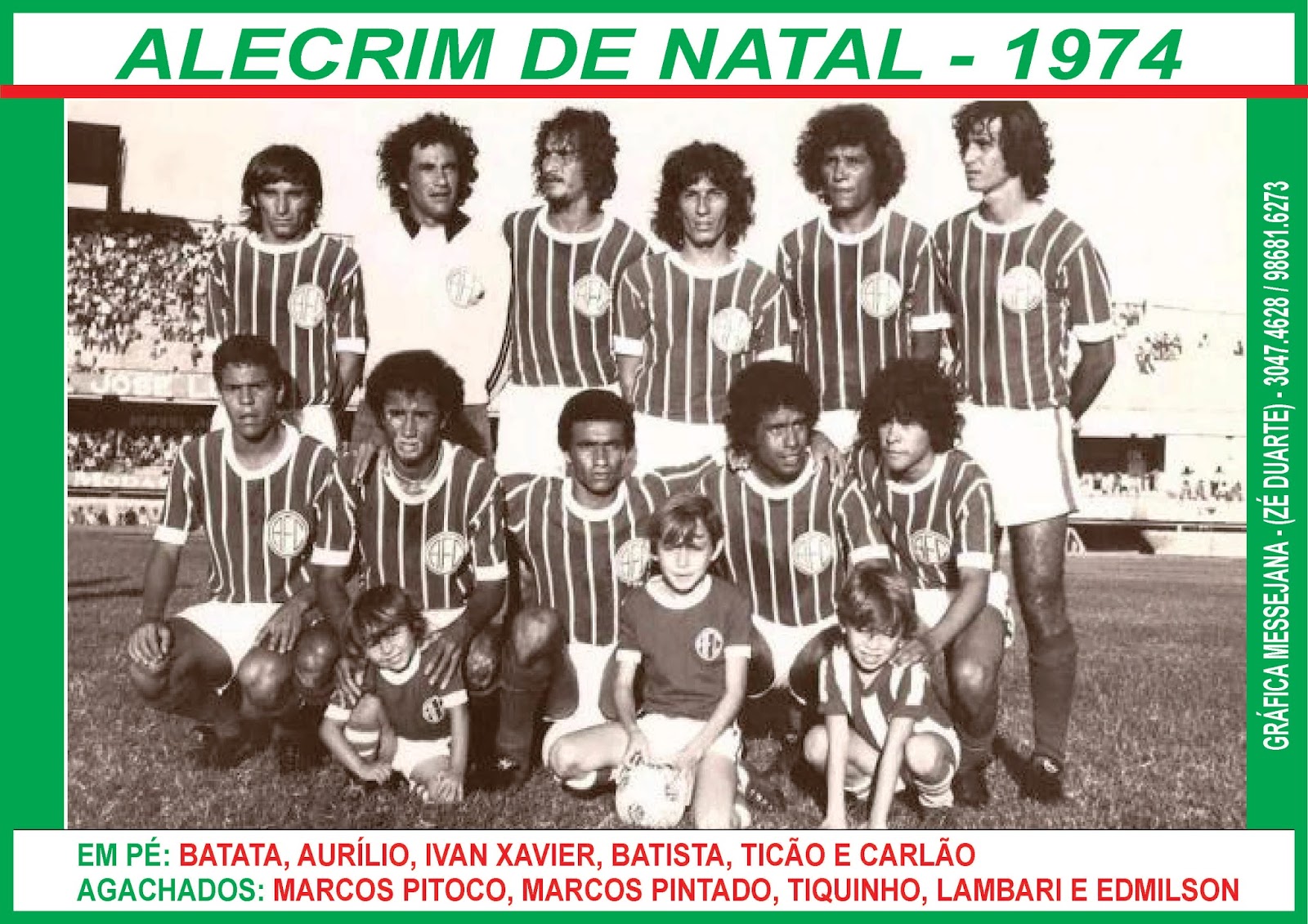 Blog do Zé Duarte ALECRIM FUTEBOL CLUBE NATAL RN.