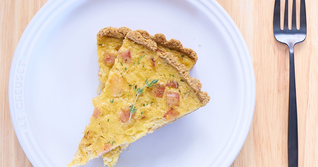 dailydelicious Quiche with Oat and sun flower crust