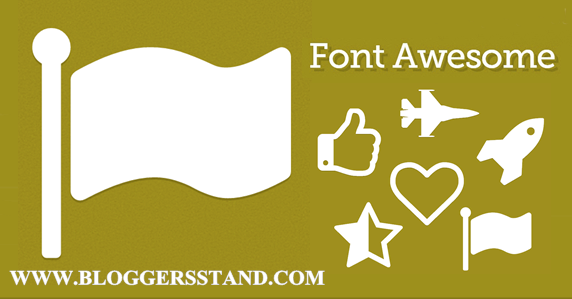 How To Add Font Awesome Icons In Blogger Template - BloggersStand