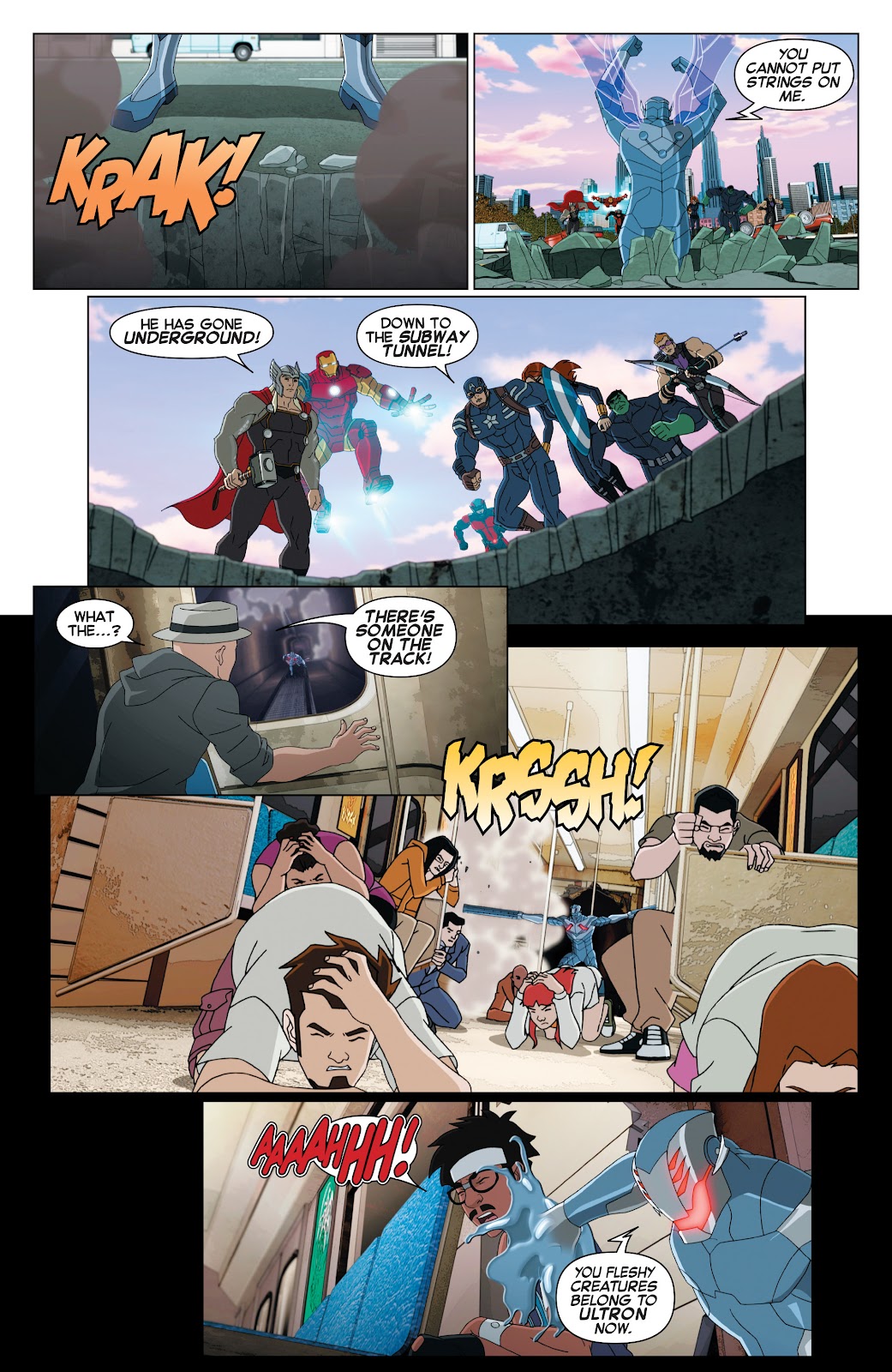 Marvel Universe Avengers Assemble: Civil War issue 4 - Page 7