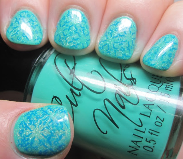 Cult Nails Riot, Mayhem, and stamped with Party Time