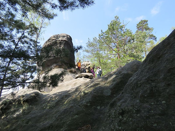 Znów widokowa wierzchowna skał