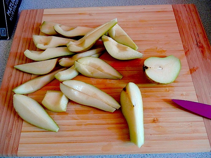 Sentimental in Berlin Blog Pear, Rocket, Blue cheese and Parma ham