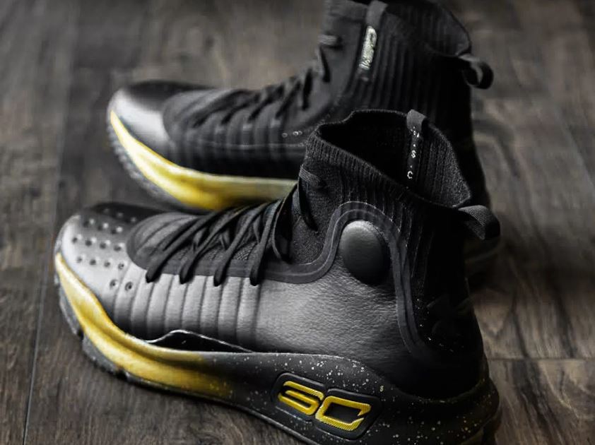 under armour curry 4 black gold