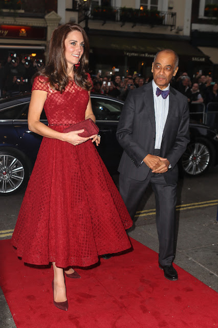 Kate Middleton luce un vestido de Marchesa que se agota en horas