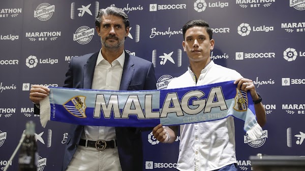 Caminero - Málaga -, sobre Renato Santos: "A la gente le va a gustar su fútbol"