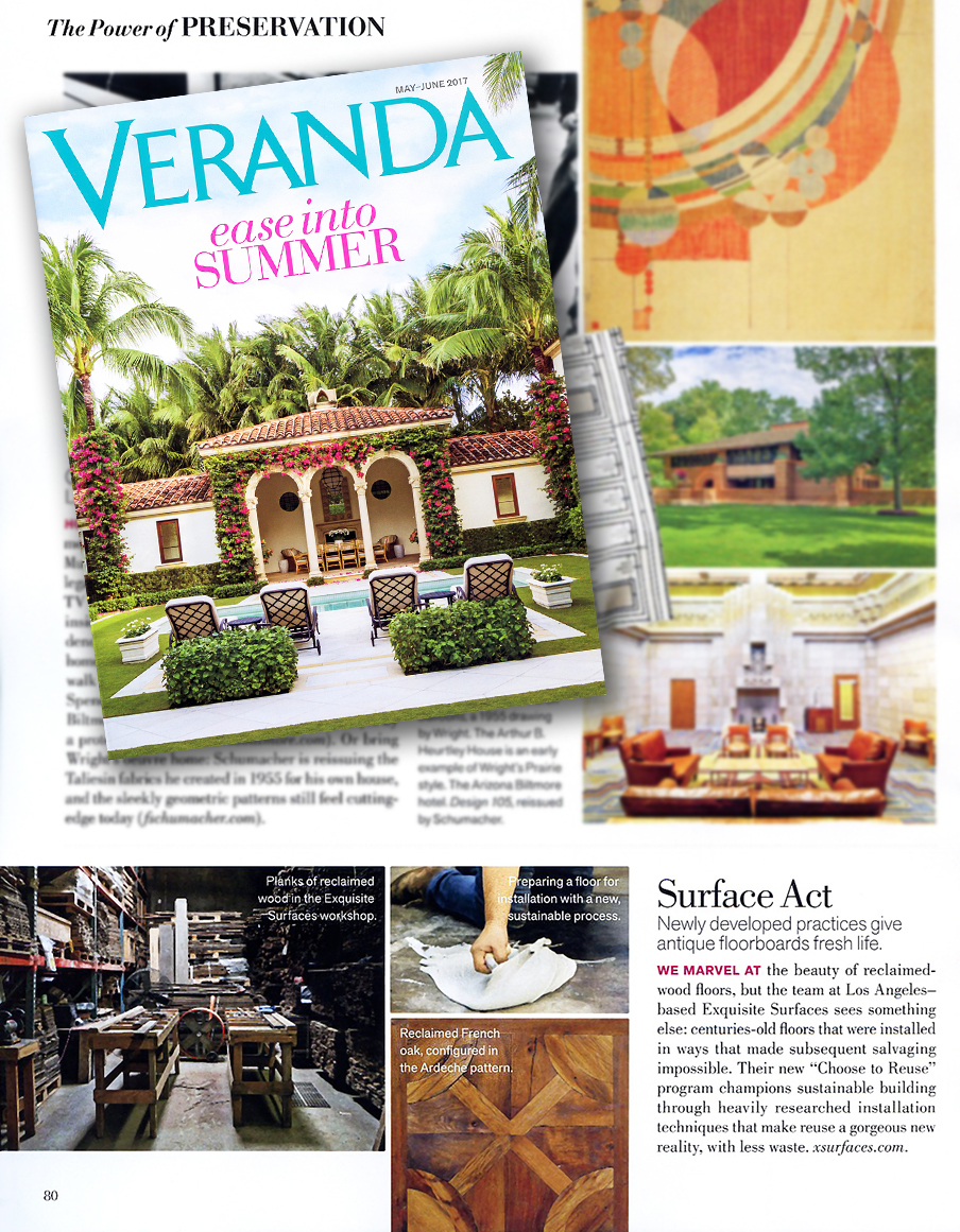 Exquisite Surfaces Exquisite Surfaces Featured In The Article Of Preservation May June Issue Veranda Magazine Click Here To See Full