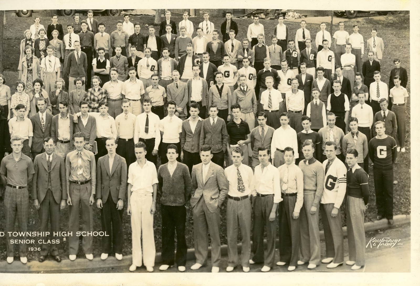 DuPageKane Roots 1936 Glenbard Township High School Senior Class