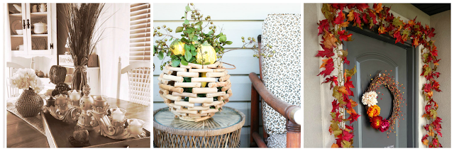 Fall Home Tour: Front Porch and Mantle Inspiration plus 8 other bloggers share how they decorate their homes for the fall!