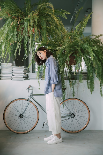 迷路斑馬大口袋條紋襯衫/外套